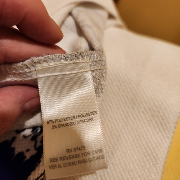 Julian Taylor size 12 sleeveless black and white print dress with v neck - Picture 4 of 6